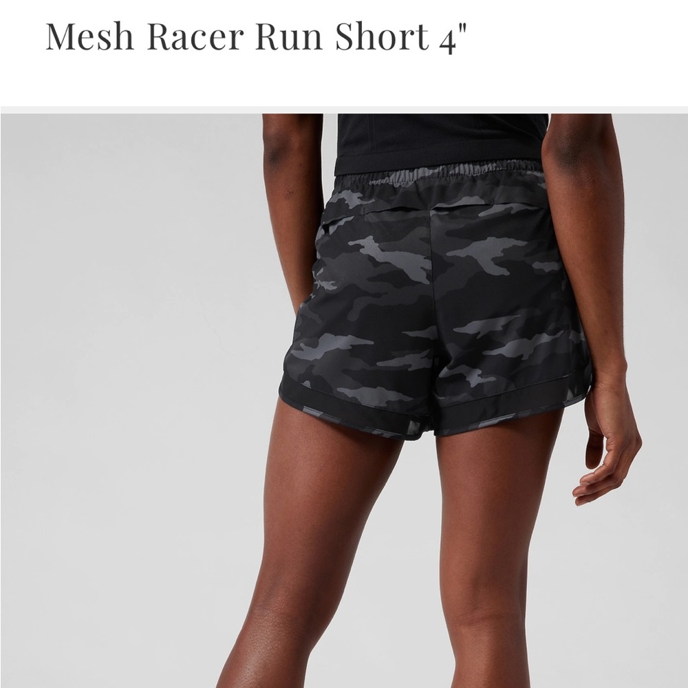 Athleta Mesh Racer Run Short 4”